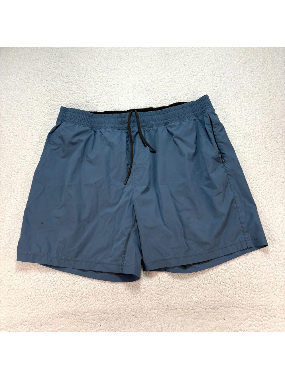 Rhone Mako Shorts Men's 2XL Blue Drawstring Style 100116 Lightweight - Flaw
